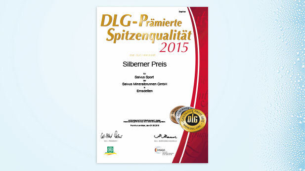 Darstellung der DLG-Urkunde für Salvus aus dem Jahr 2015.